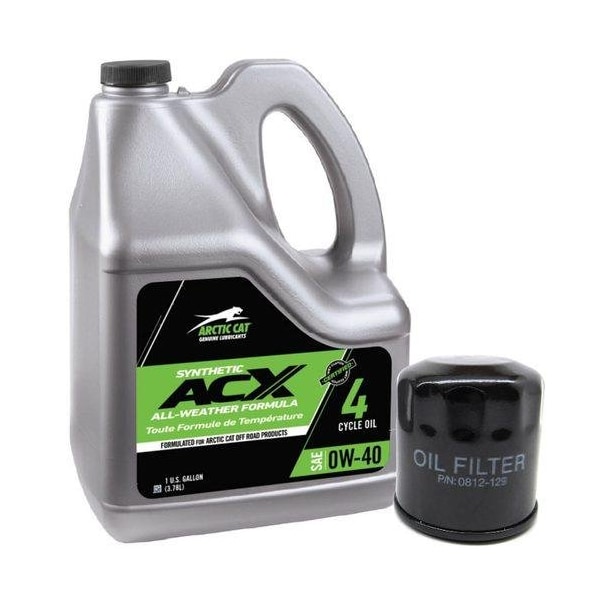 Ilc Replacement for Arctic CAT ACX 0w-40 Synthetic OIL Change KIT - Wildcat XX 2004-2006 650 V2 2020 ACX 0W-40 SYNTHETIC OIL CHANGE KIT - WILDCAT XX - main